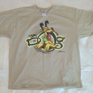 Disney Tan Short Sleeve Tee with Musical Graphic